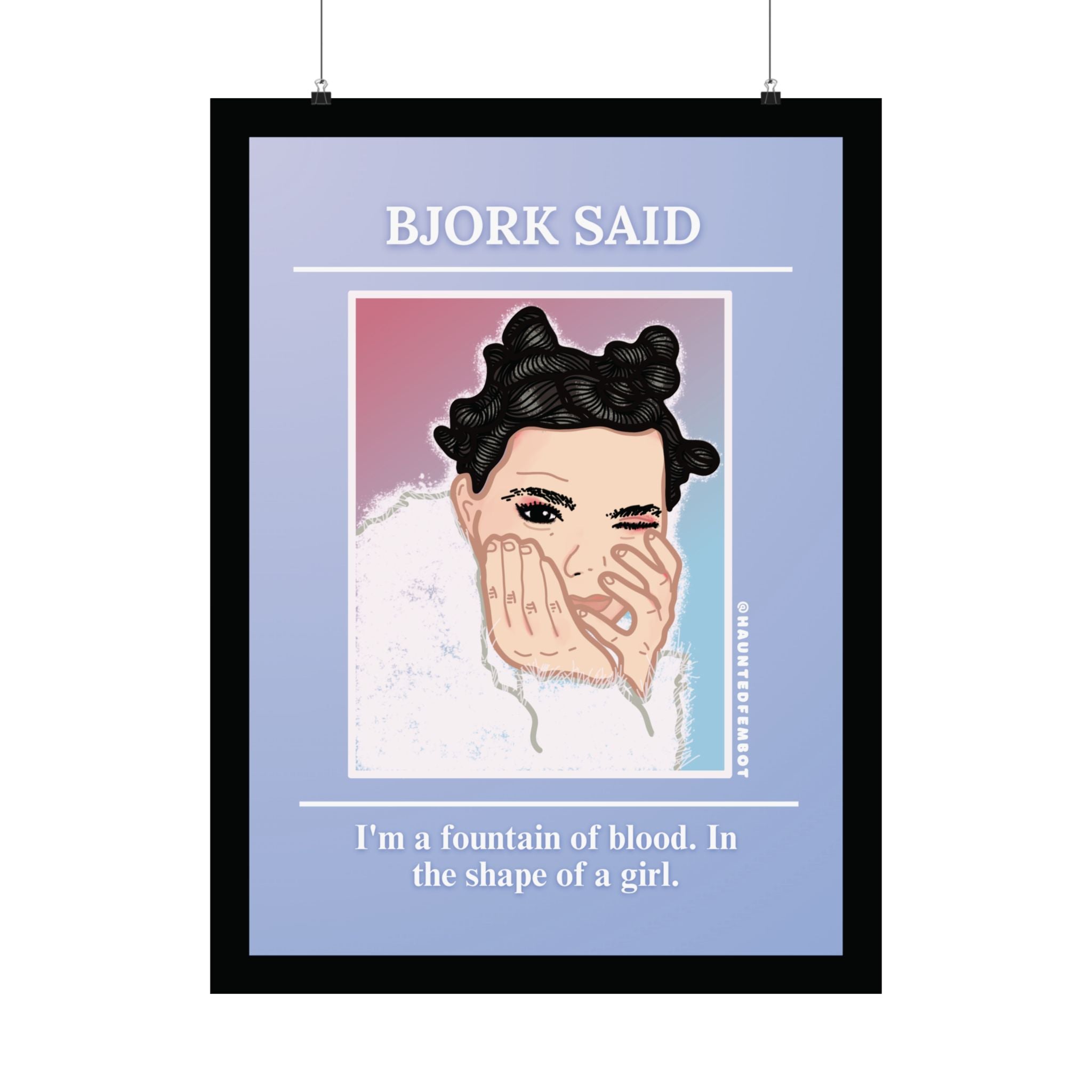 Bjork Poster (24" x 32")