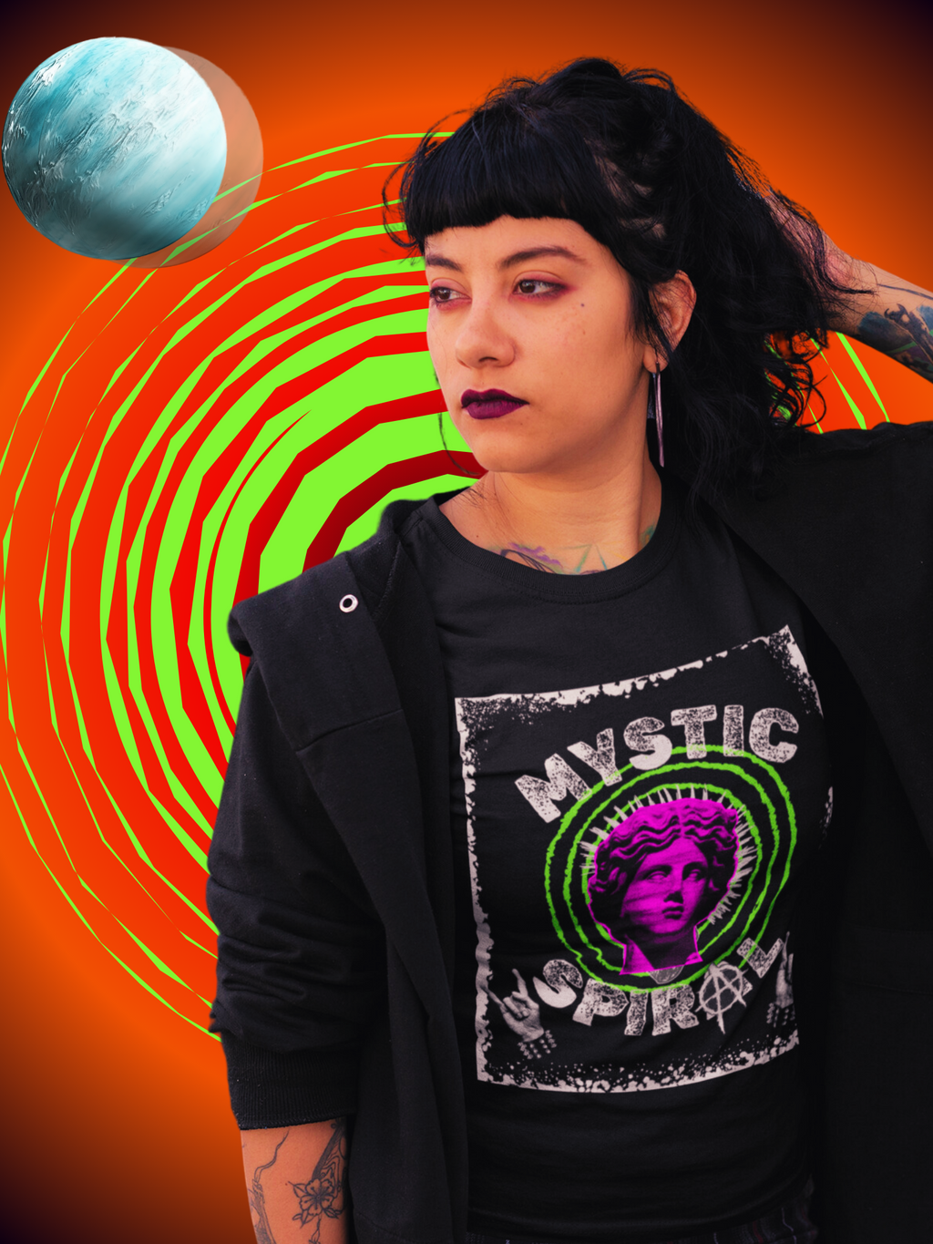 Mystic Spiral Unisex Tshirt