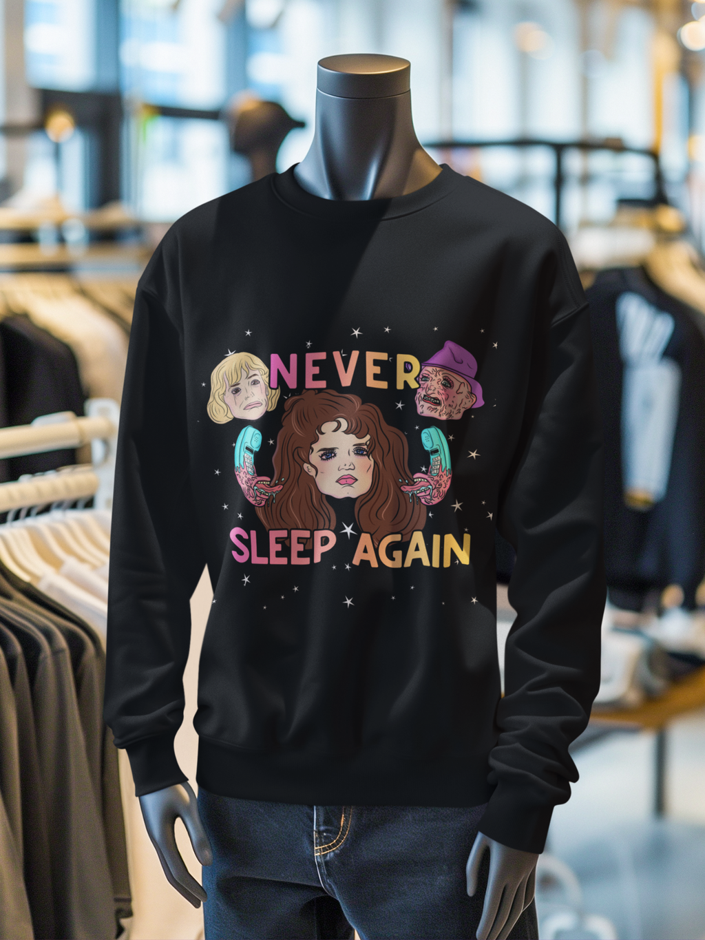 Never Sleep Again Comfy Sweatshirt