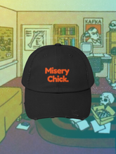 Load image into Gallery viewer, Misery Chick Distressed Dad Hat
