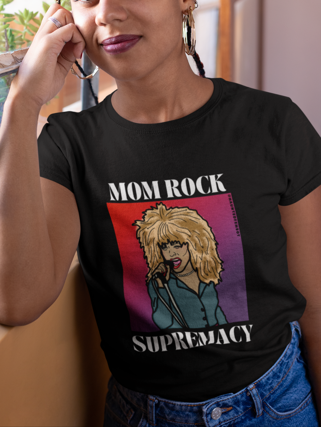 Mom Rock Supremacy Unisex Graphic Tee