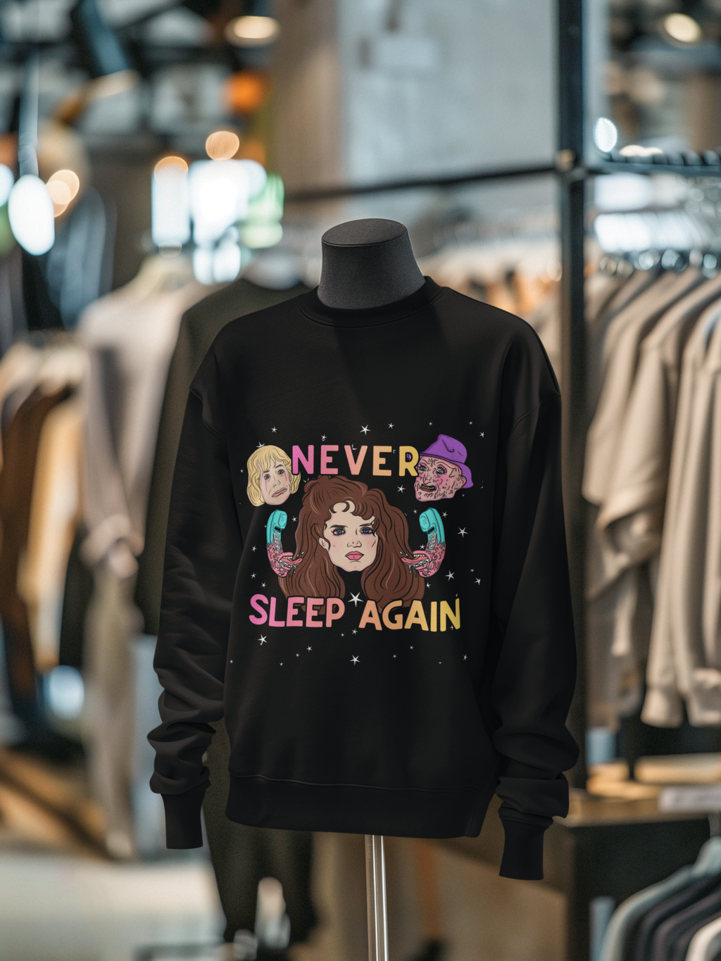 Never Sleep Again Comfy Sweatshirt