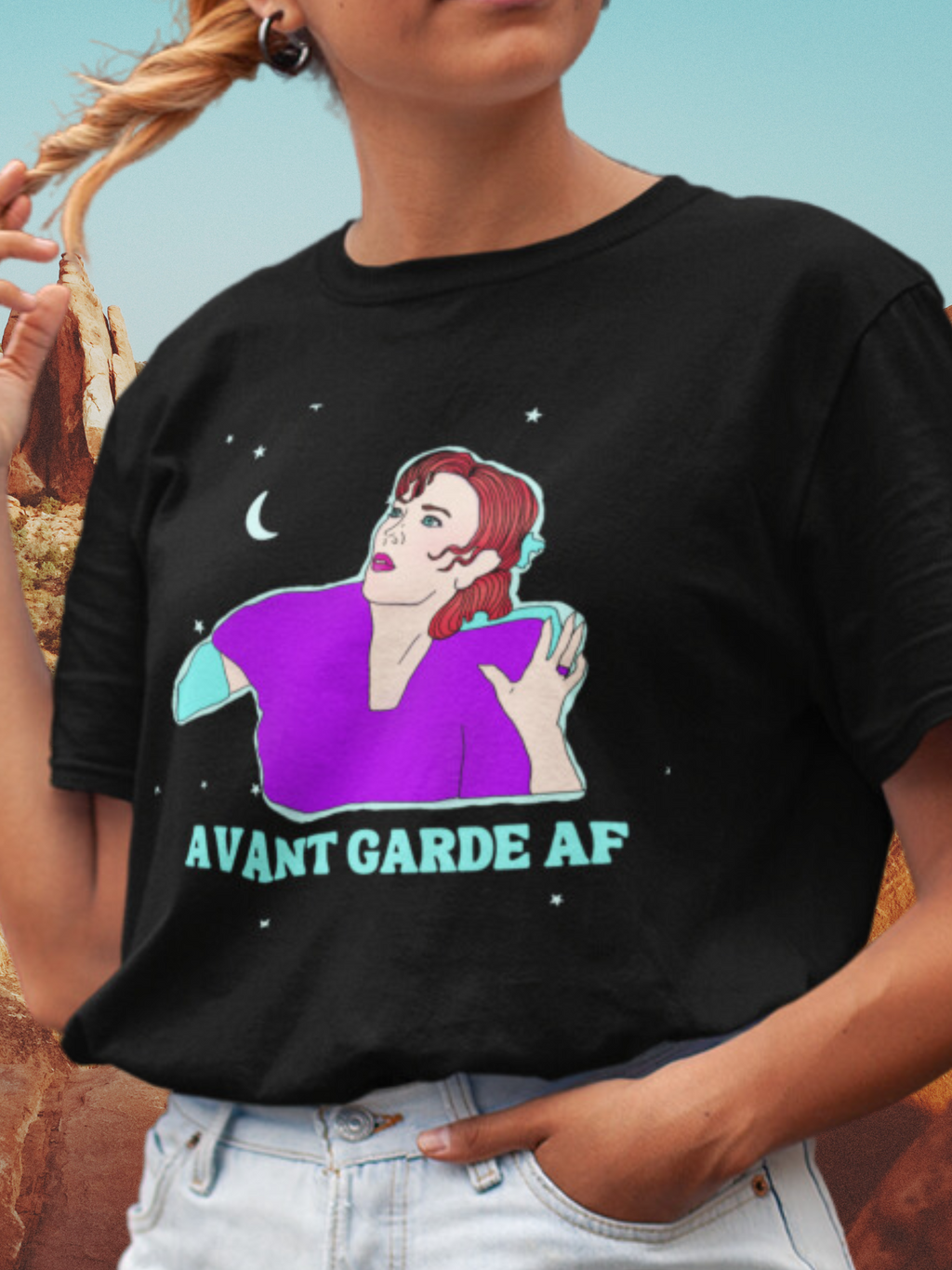 Delia Deetz "Avant Garde AF" Unisex Tee