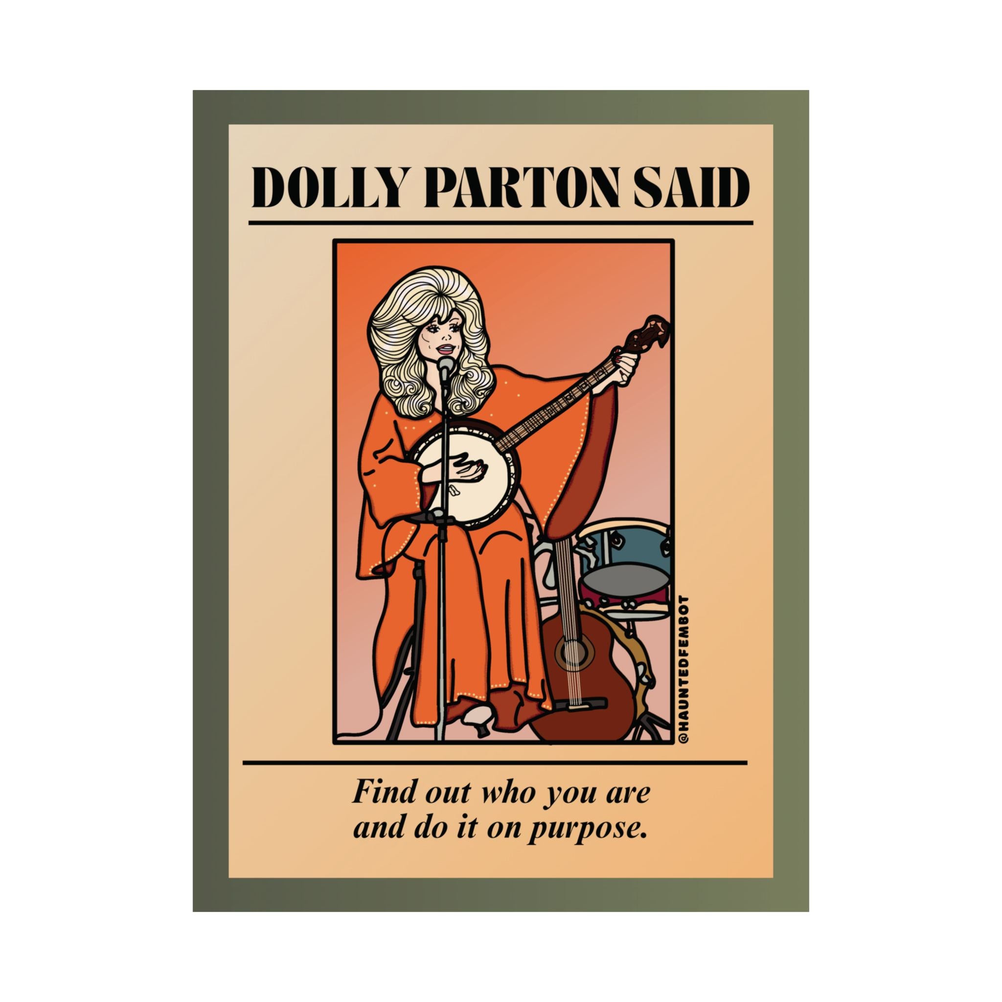 Dolly Parton Poster  (12"x16")