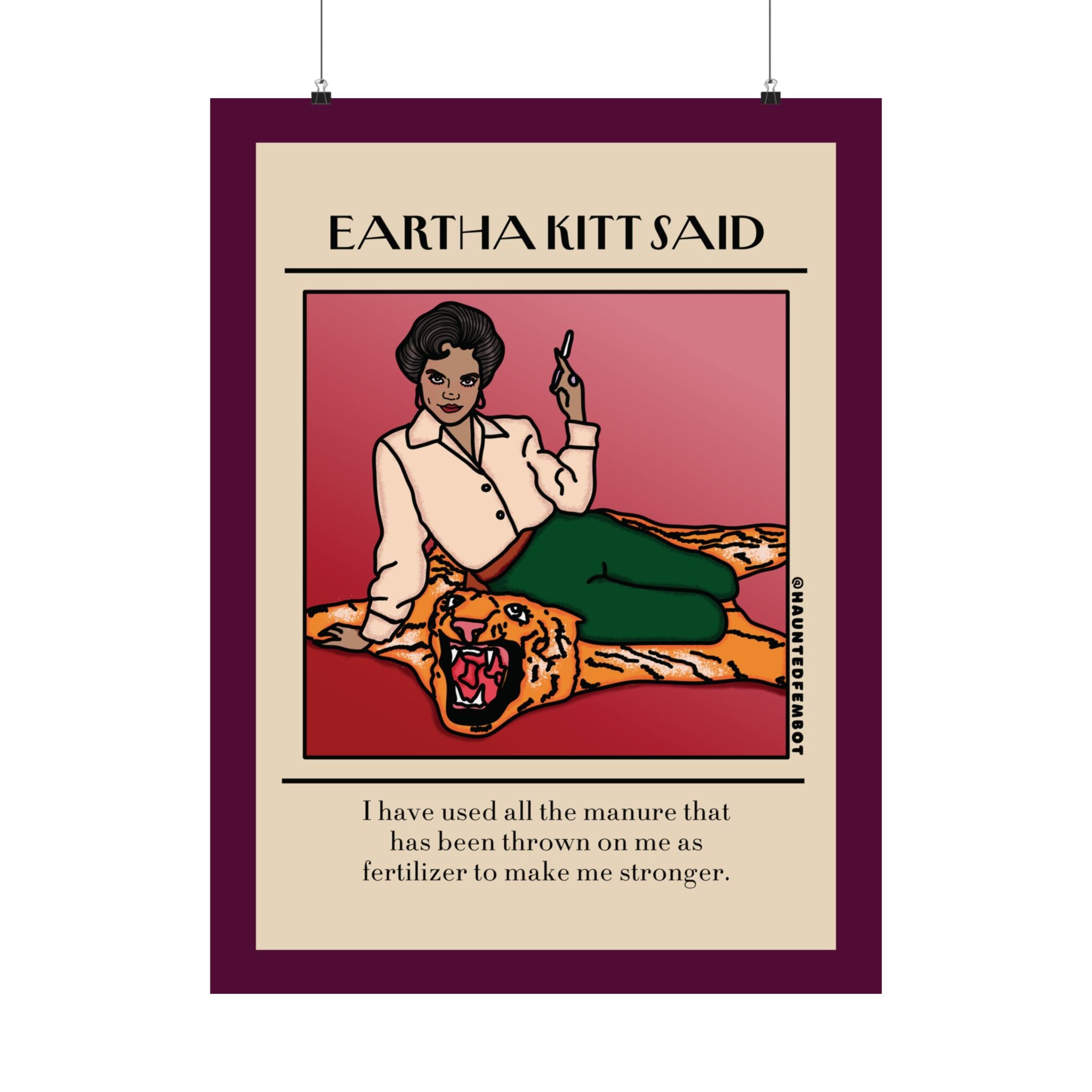 Eartha Kitt Poster (24" x 32")
