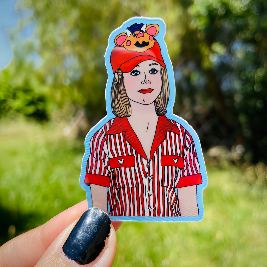 Doublemeat Buffy Water Bottle Sticker