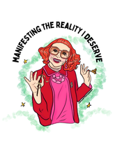 Load image into Gallery viewer, Gladys "Manifesting the Reality I Deserve"  Unisex Graphic Tee
