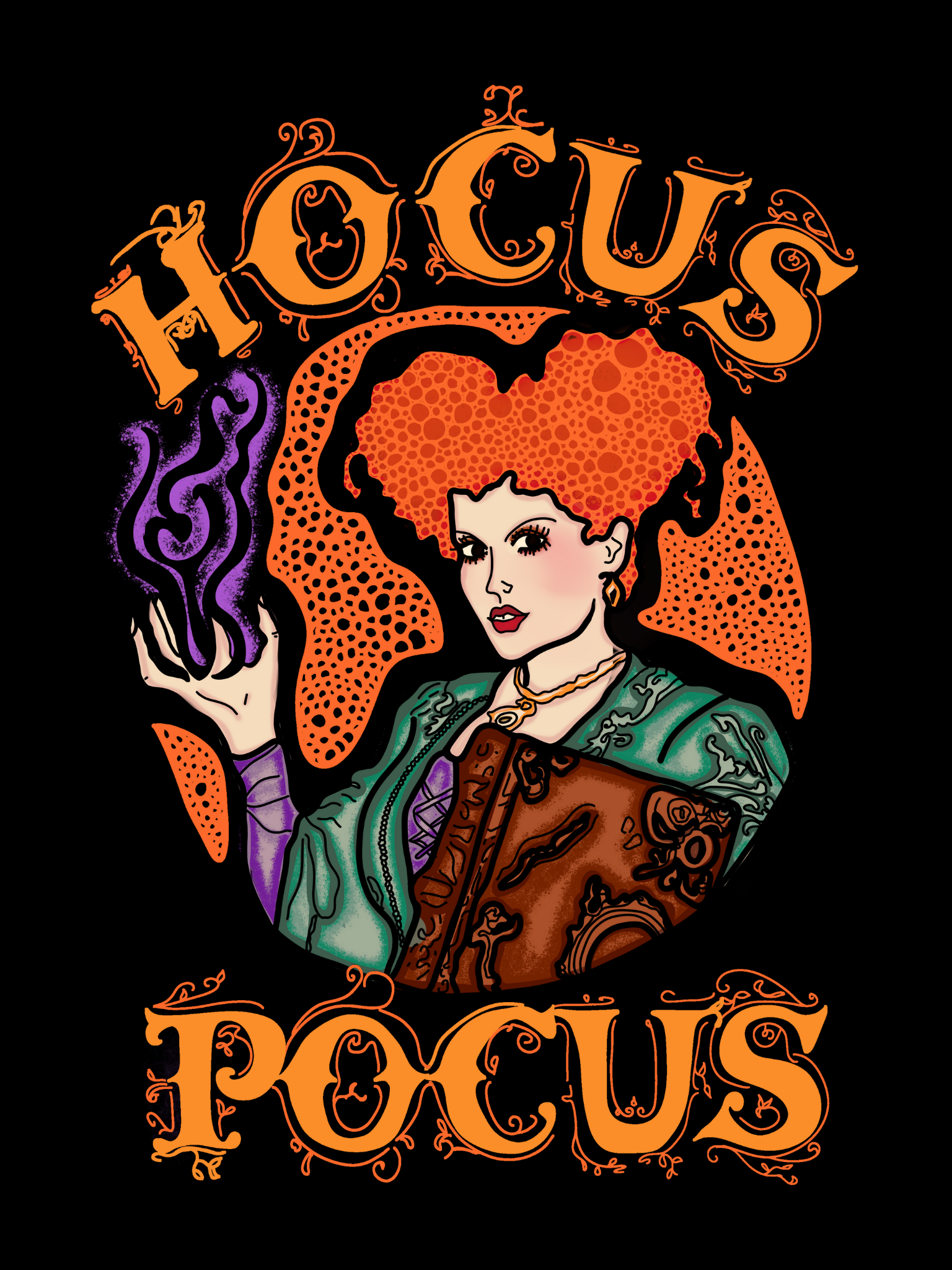 Hocus Pocus Winnie Unisex Graphic Tee