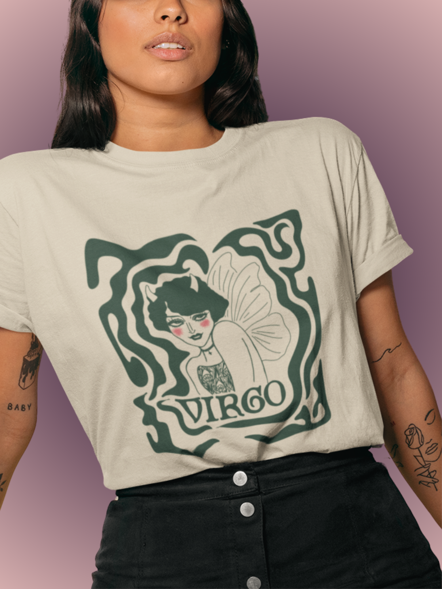 Virgo Demon Unisex Graphic Tee