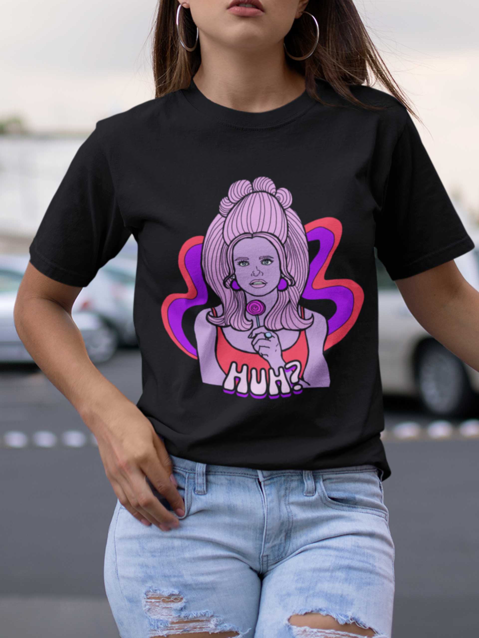 "Huh" Buffy Vintage Style Unisex Tee
