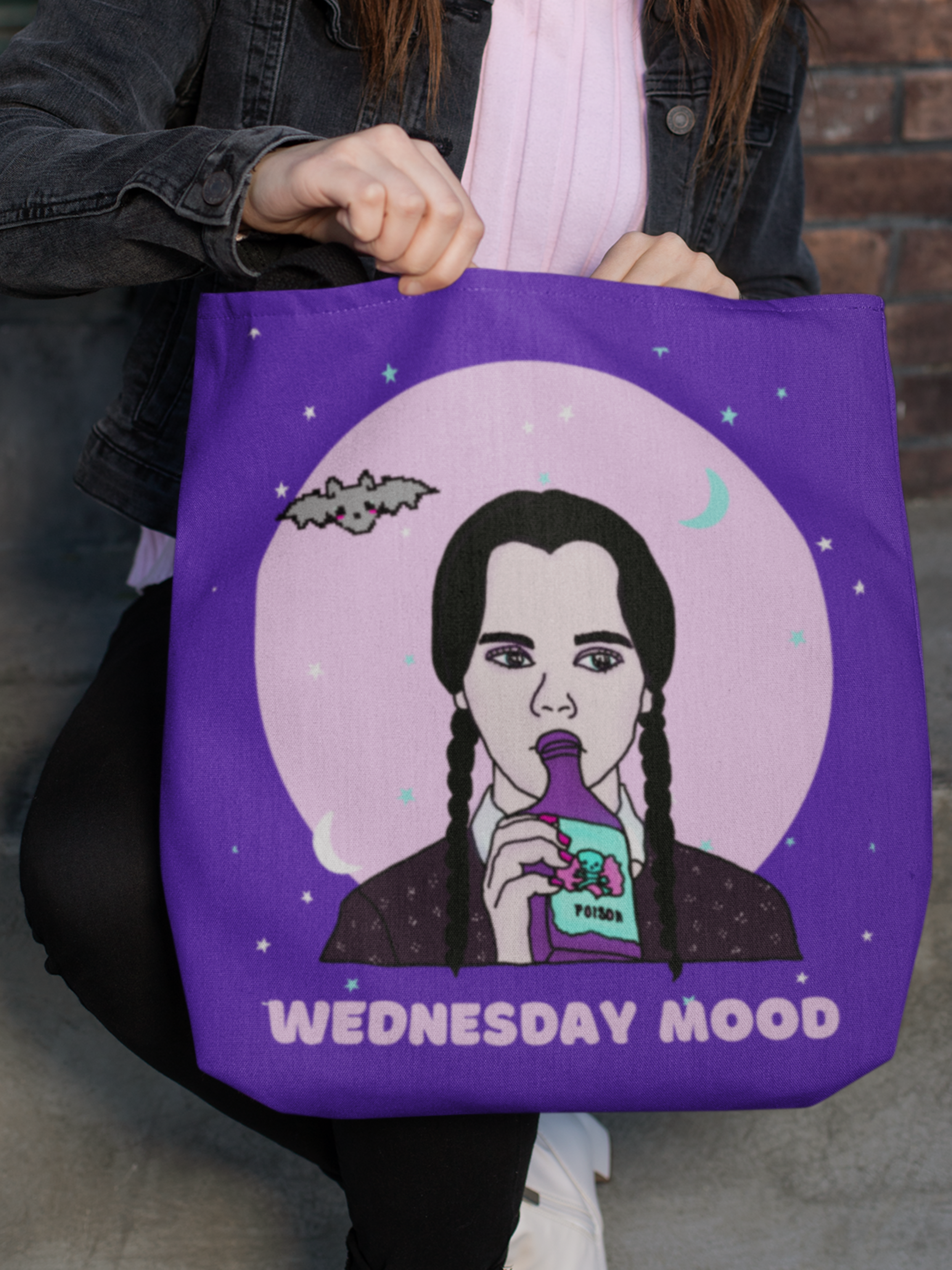 Wednesday Addams "Wednesday Mood"  Bag