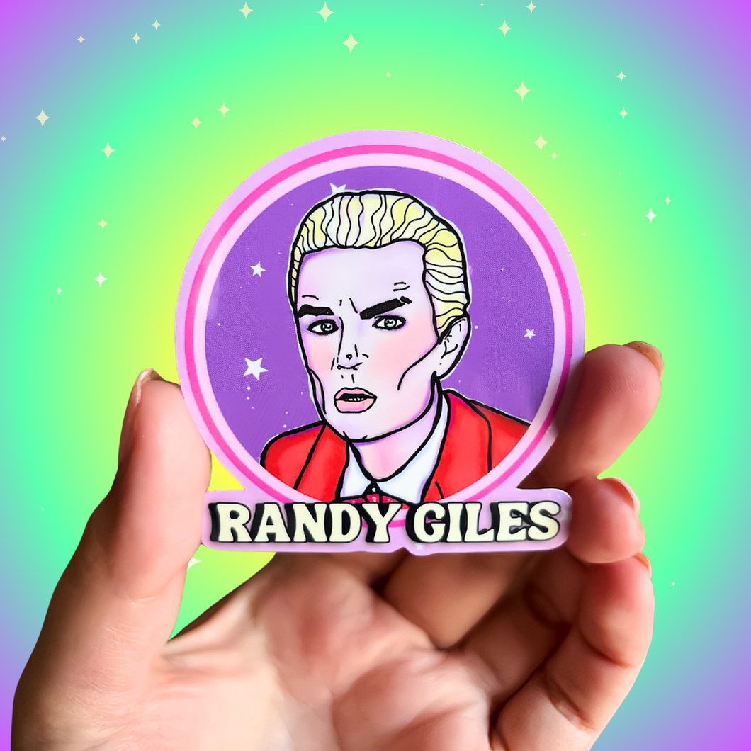 “Randy Giles” Spike  Water Bottle Sticker