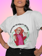 Load image into Gallery viewer, Gladys "Manifesting the Reality I Deserve"  Unisex Graphic Tee
