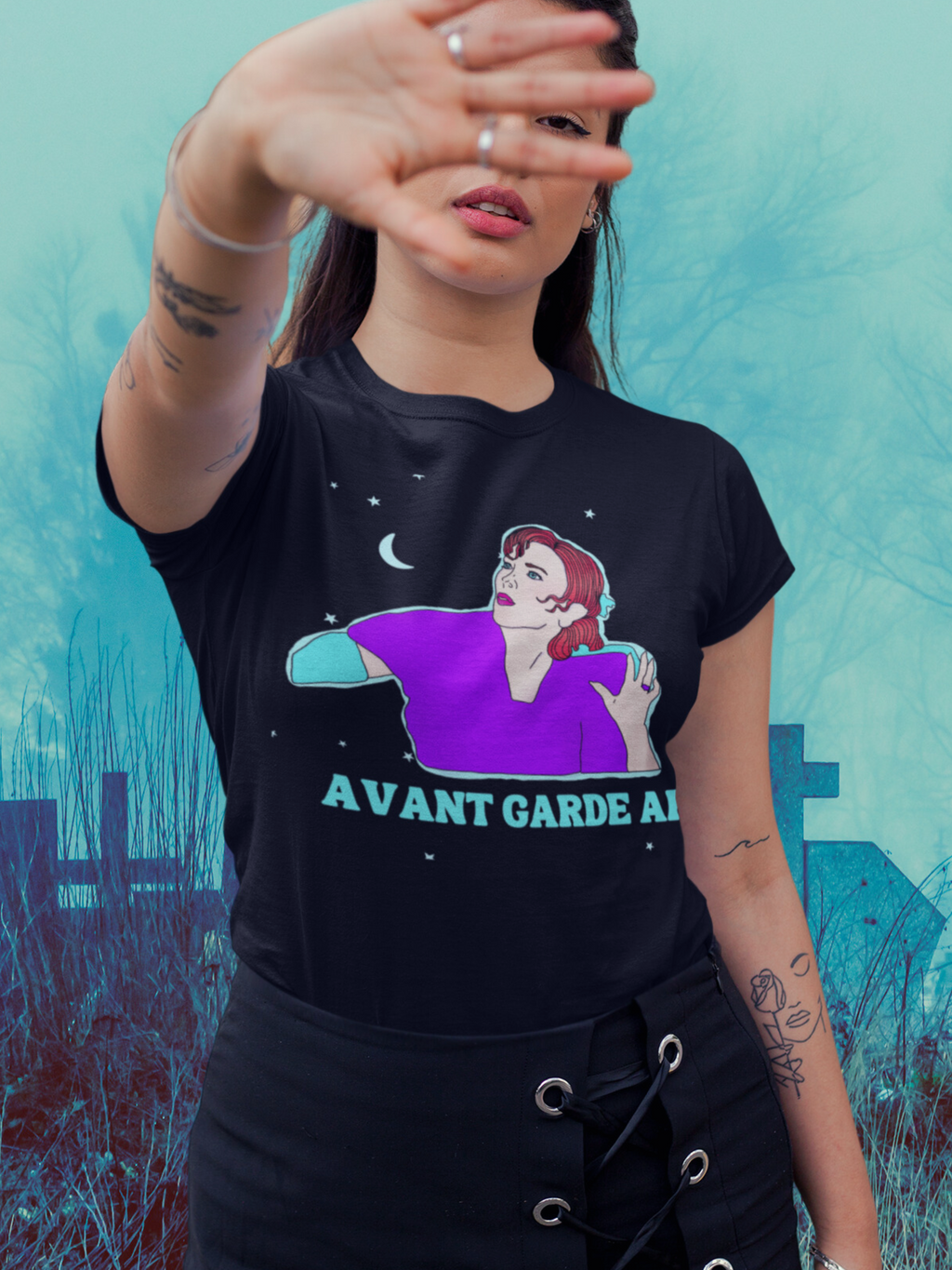 Delia Deetz "Avant Garde AF" Unisex Tee
