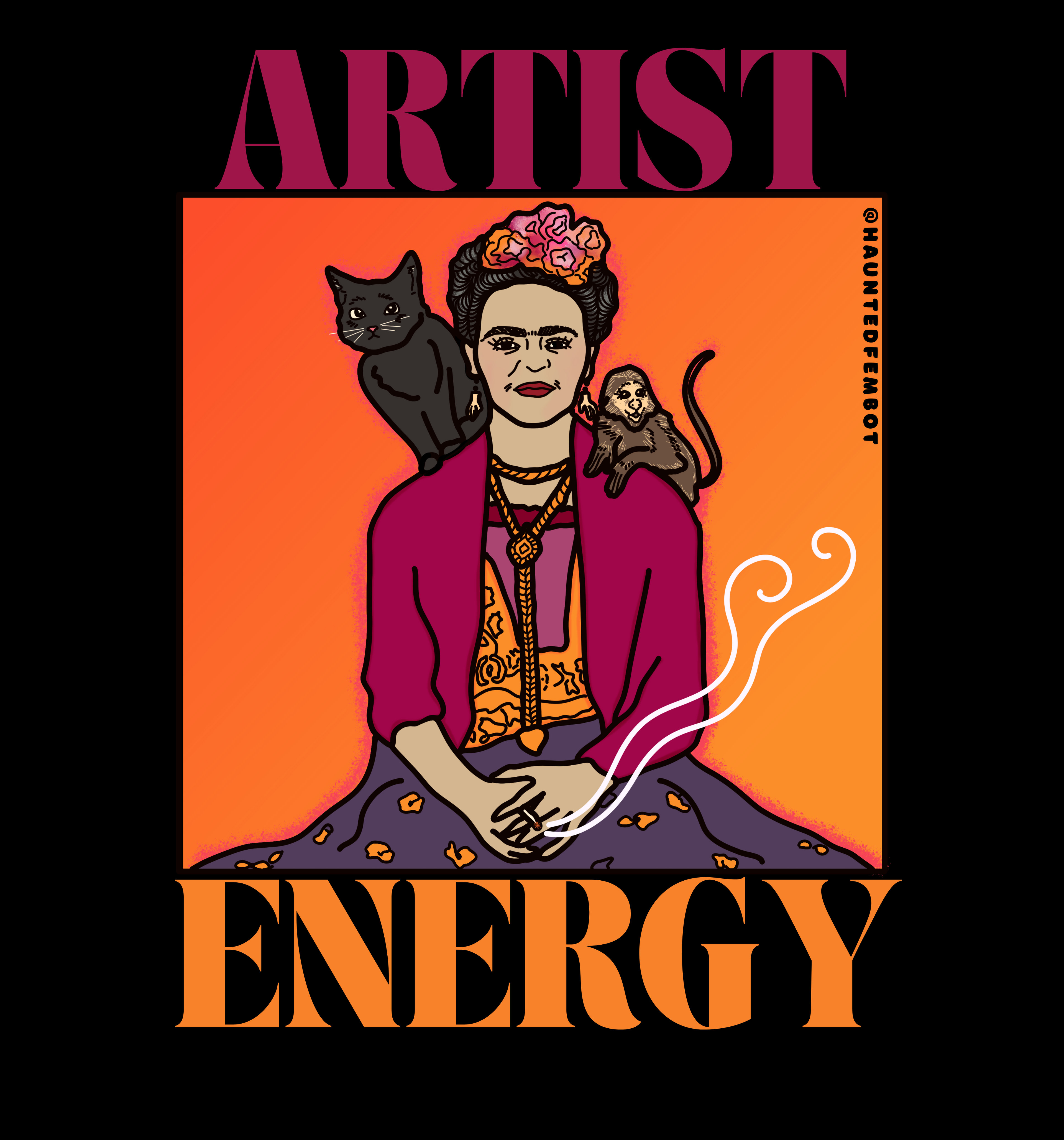 Frida "Artist Energy" Unisex Graphic Tee