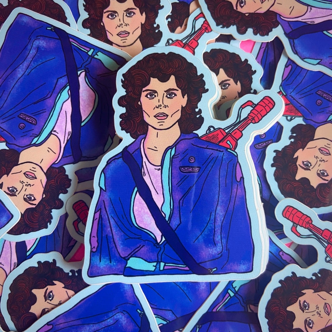 Ellen Ripley Waterproof Sticker