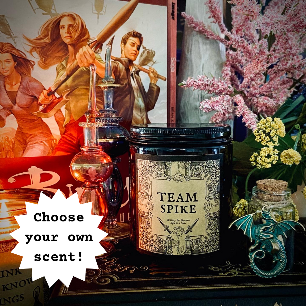 Team Spike Buffy The Vampire Slayer Candle