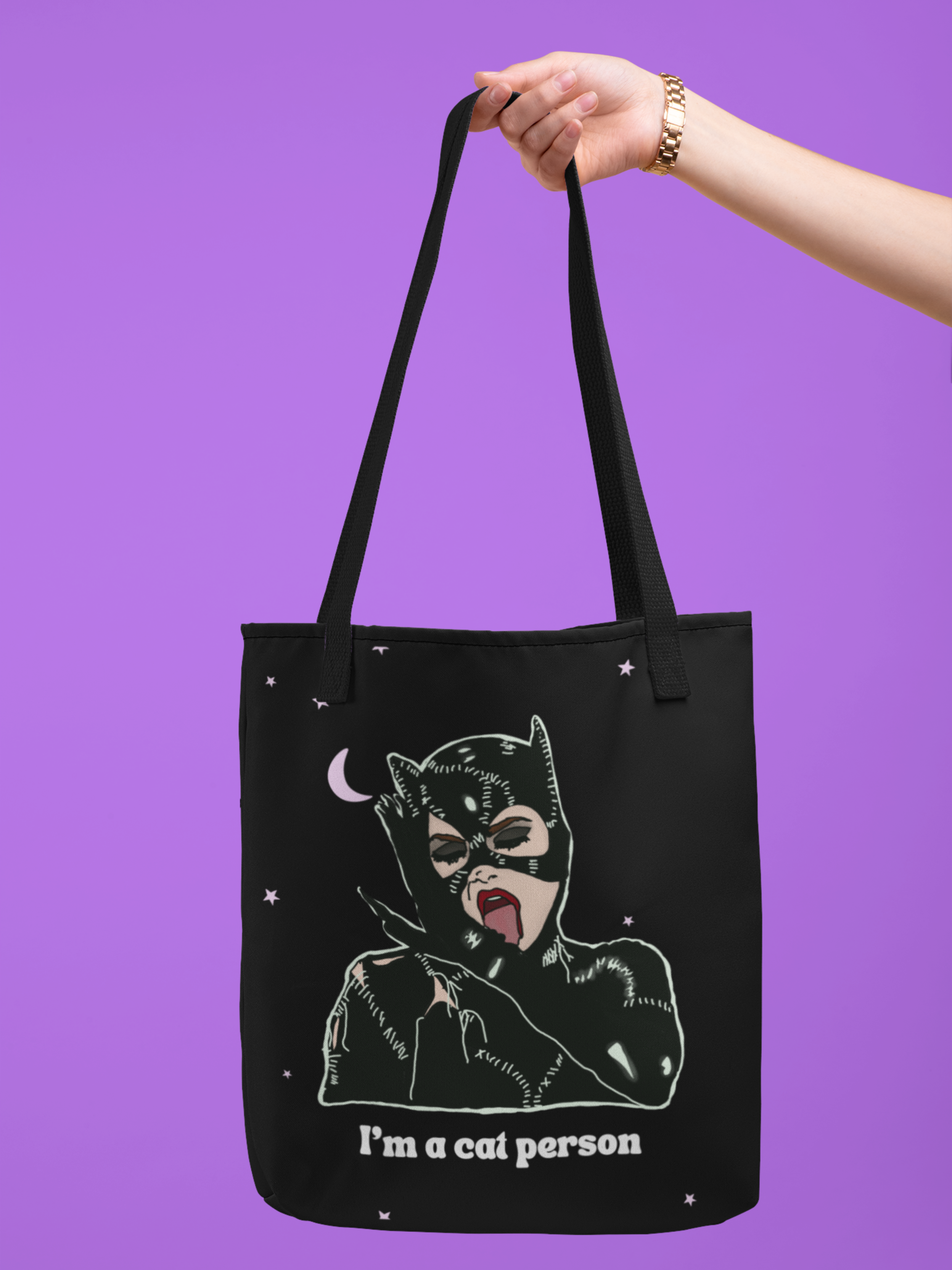 Catwoman "I'm a Cat Person"  Bag
