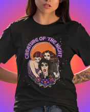 Load image into Gallery viewer, Creature of The Night Unisex Graphic Tee
