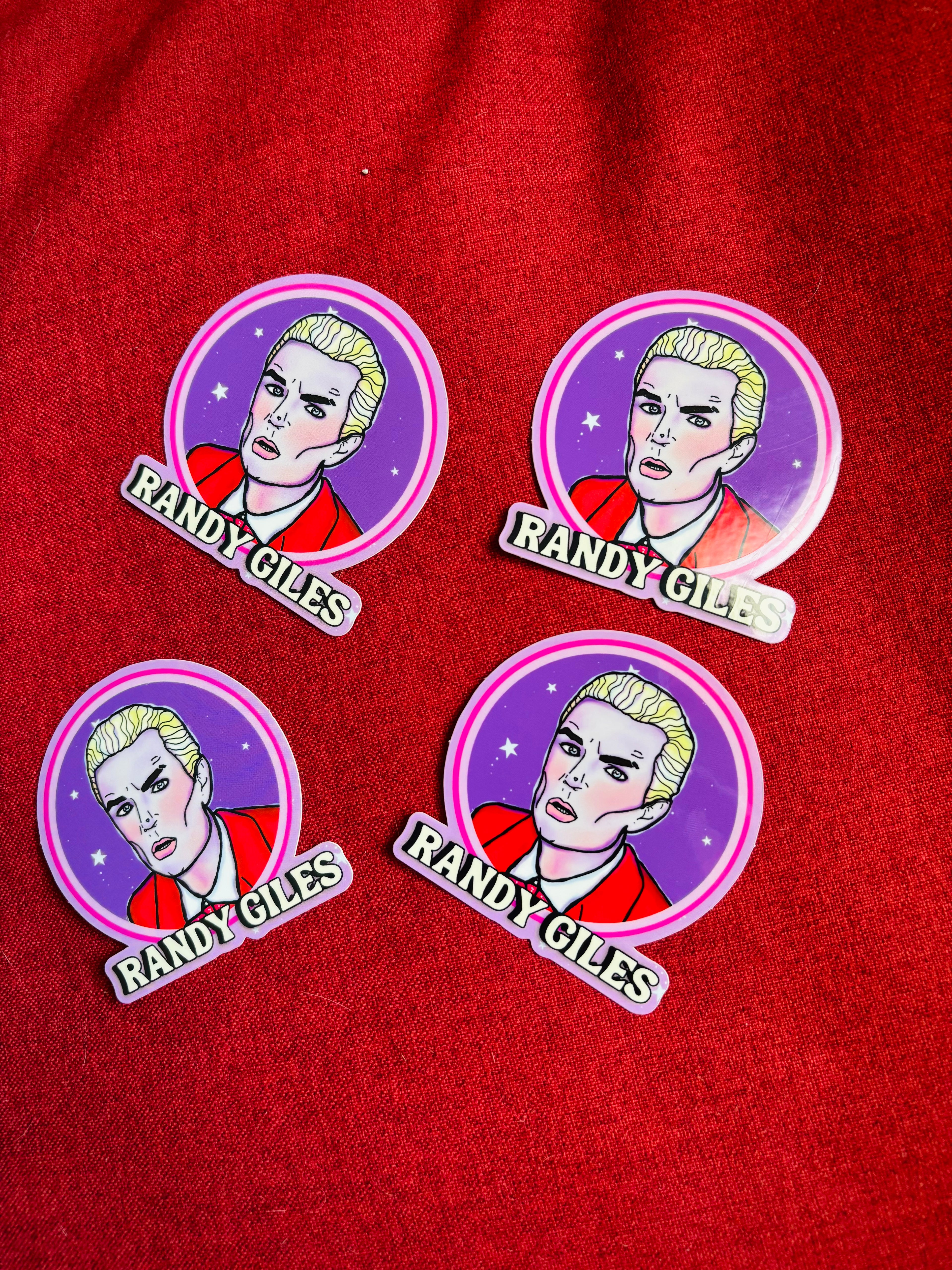 “Randy Giles” Spike  Water Bottle Sticker