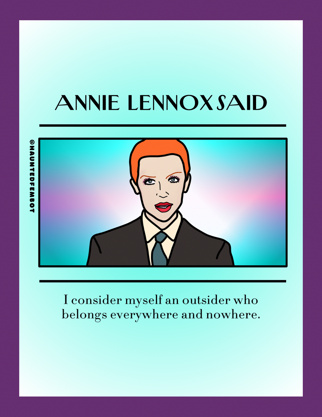 Annie Lennox Postcard (Pre-Sale)