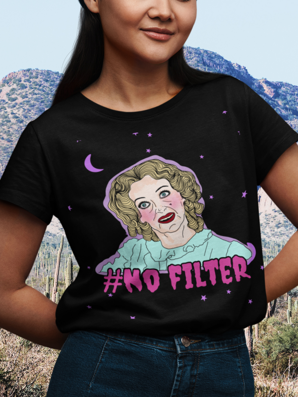 "No Filter"  Whatever Happened to Baby Jane Unisex Tee