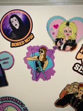 Load image into Gallery viewer, Vaporwave Sarah Connor T2 Water Bottle Sticker
