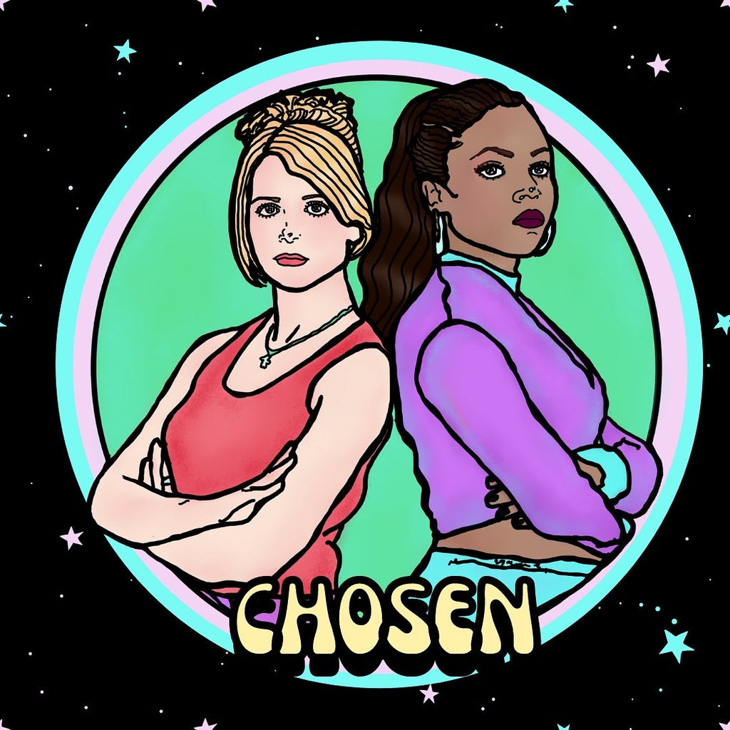 Buffy & Kendra Water Bottle Sticker