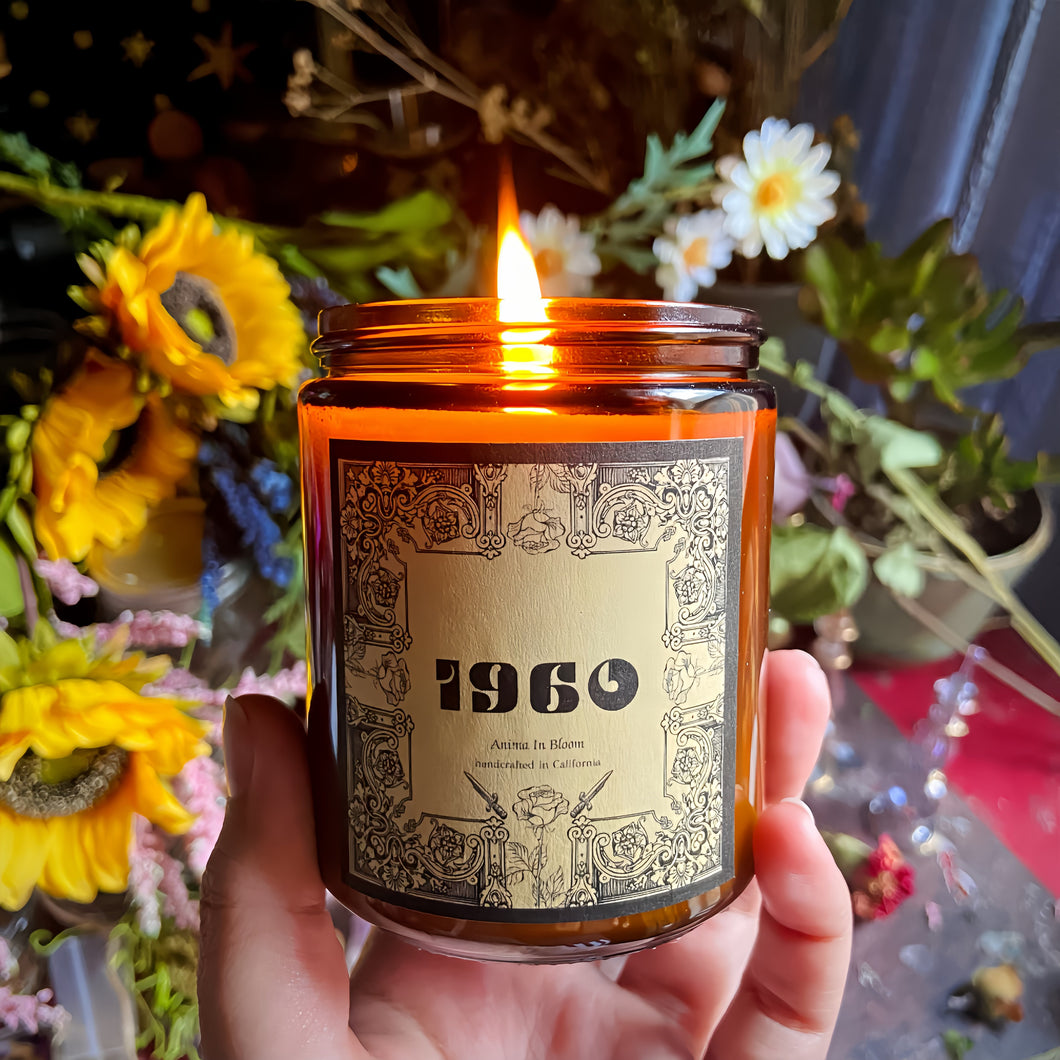 Sweet Tobacco & Musk “1960” 8oz Soy Candle
