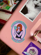 Load image into Gallery viewer, "Sleazy, Wheezy, Beautiful Cover Ghoul" Water Bottle Sticker
