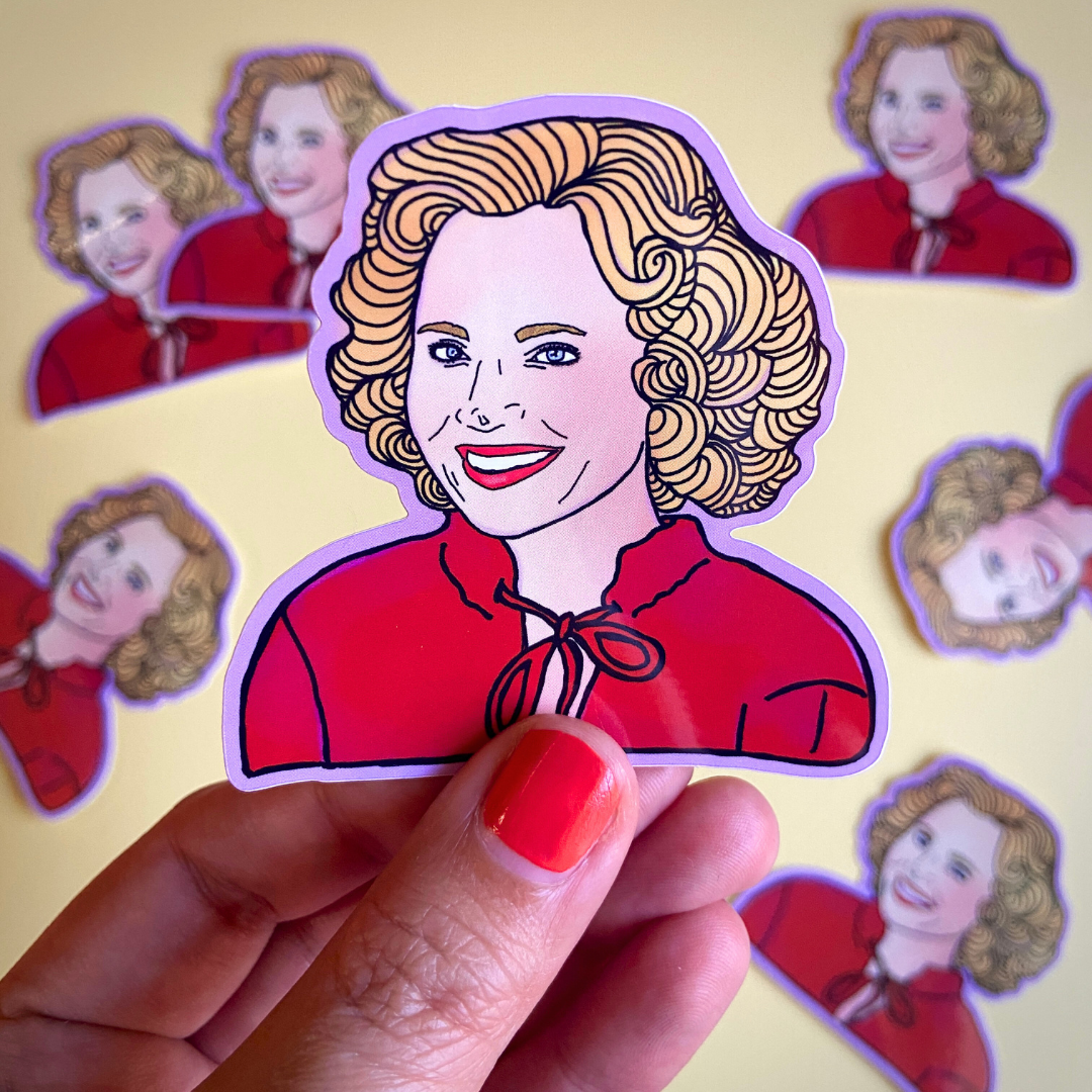 Kitty Forman Water Bottle Sticker