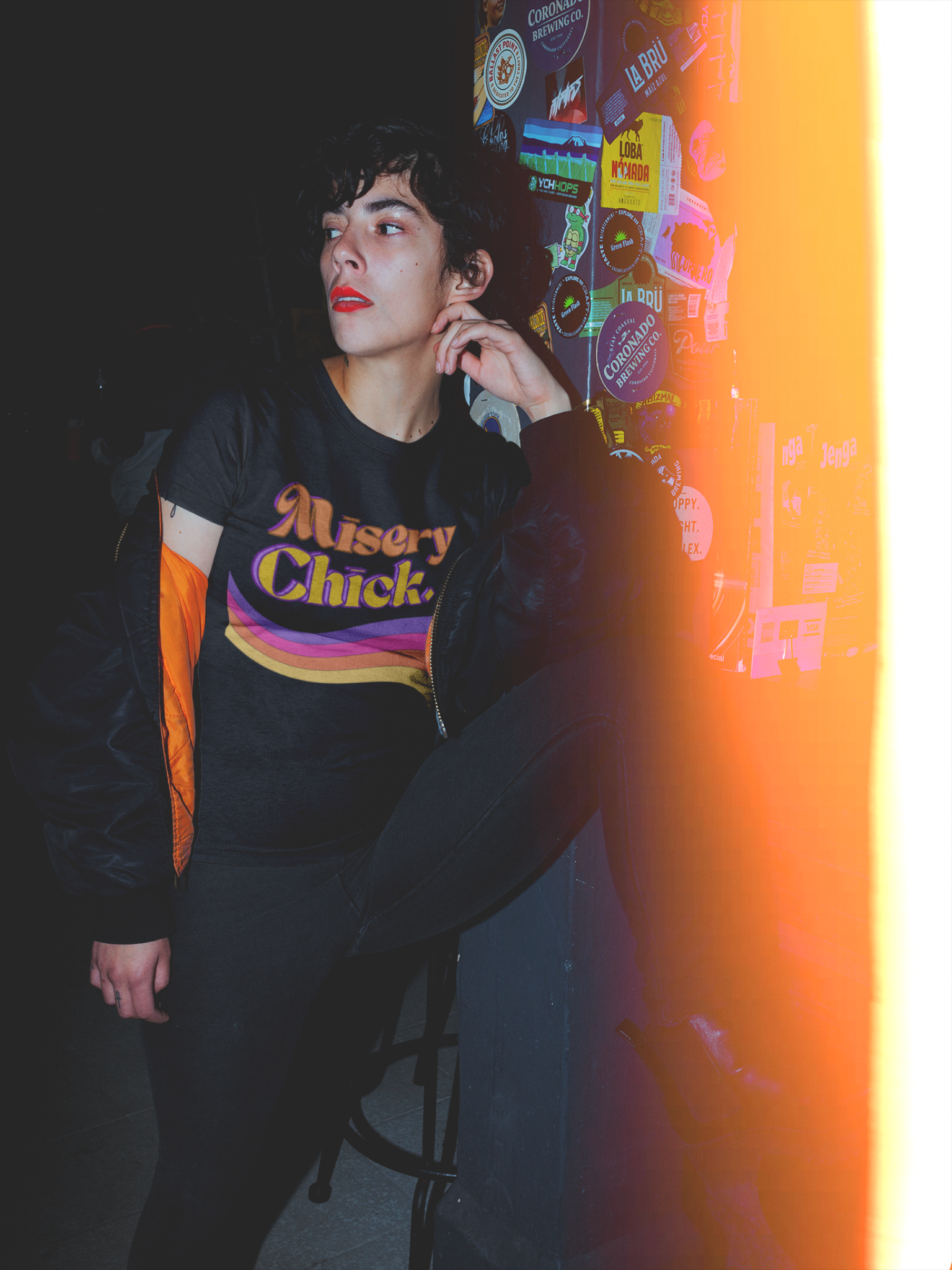 Misery Chick Tshirt (Black)