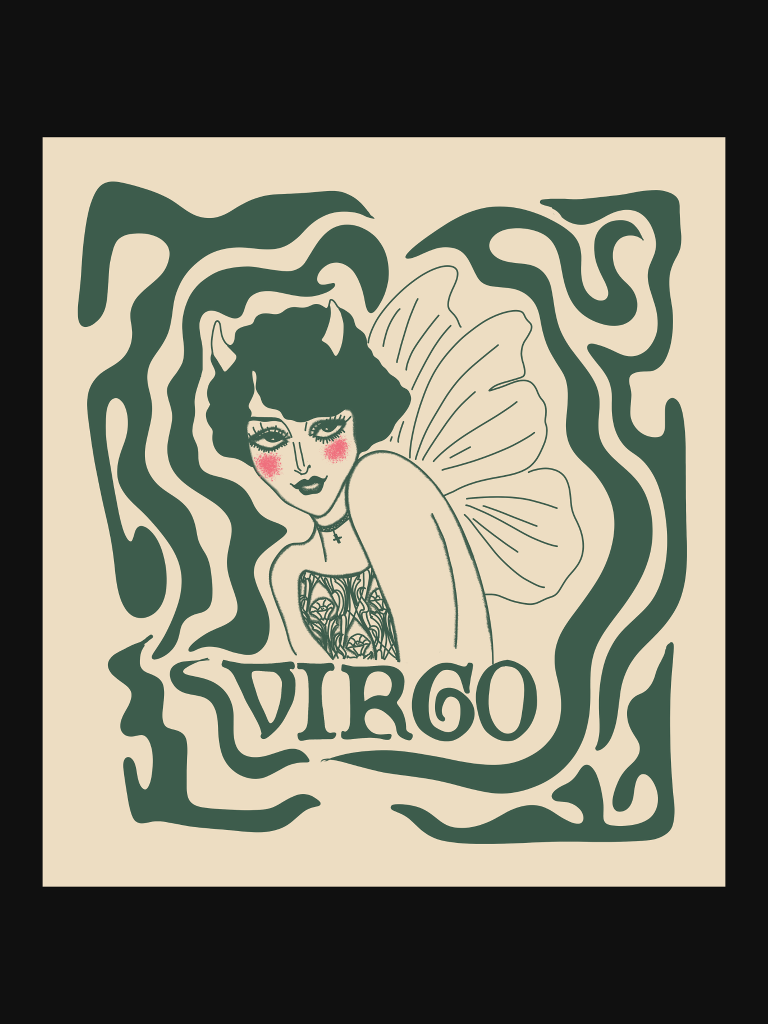 Virgo Demon Unisex Graphic Tee
