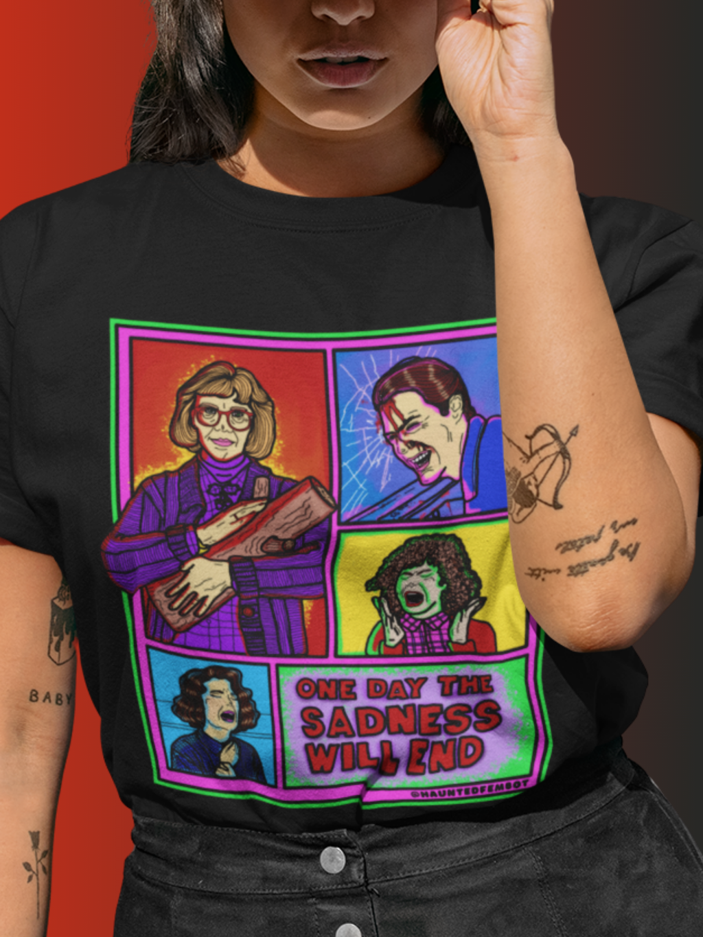 Twin Peaks "One Day The Sadness Will End" Super Soft Unisex Graphic Tee