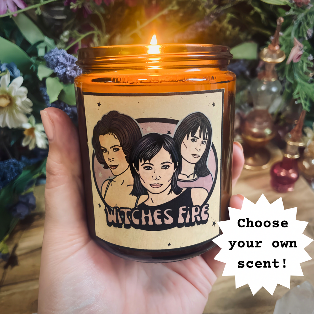 Charmed “Witches Fire” 8oz Soy Candle