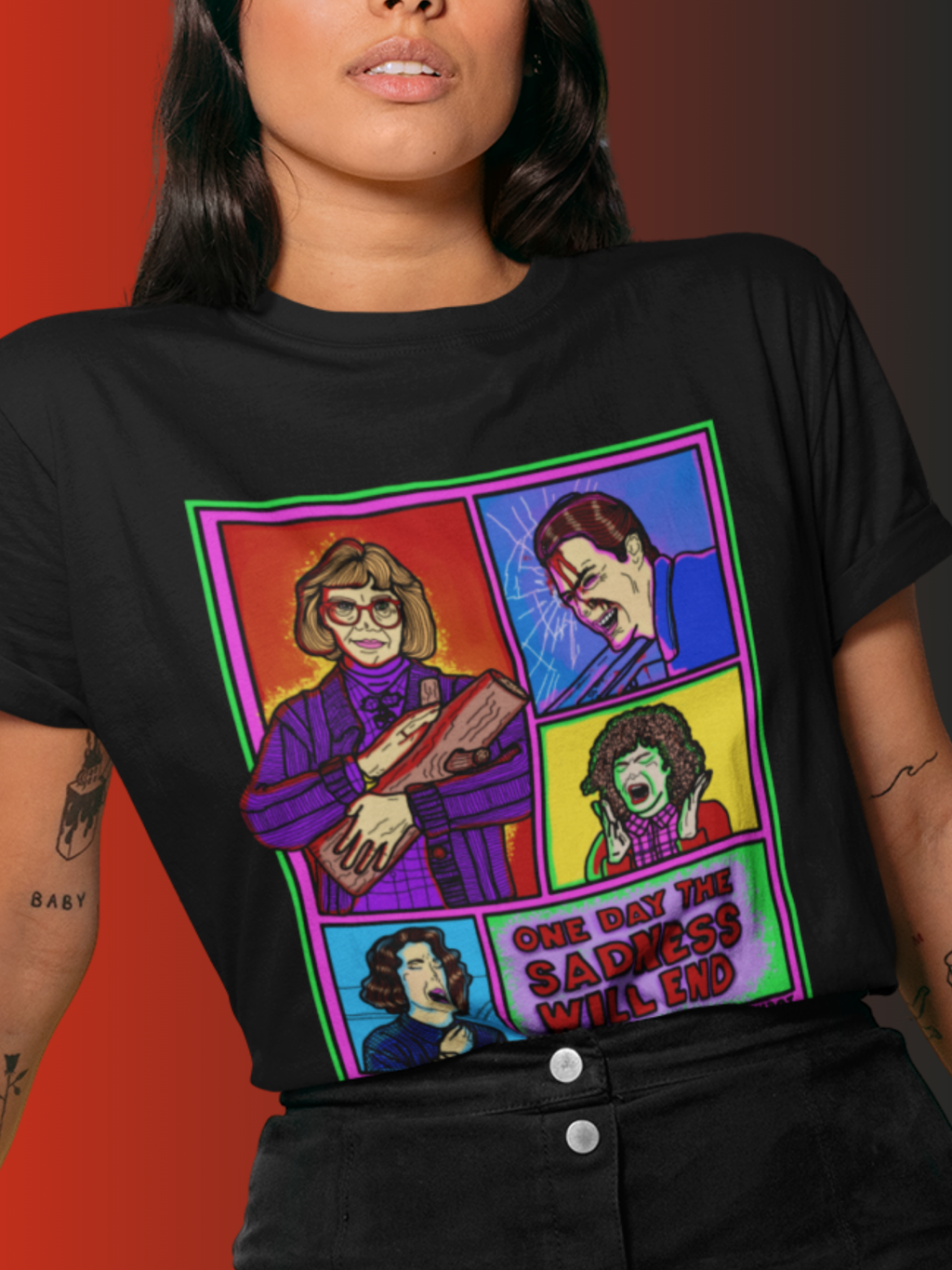 Twin Peaks "One Day The Sadness Will End" Super Soft Unisex Graphic Tee