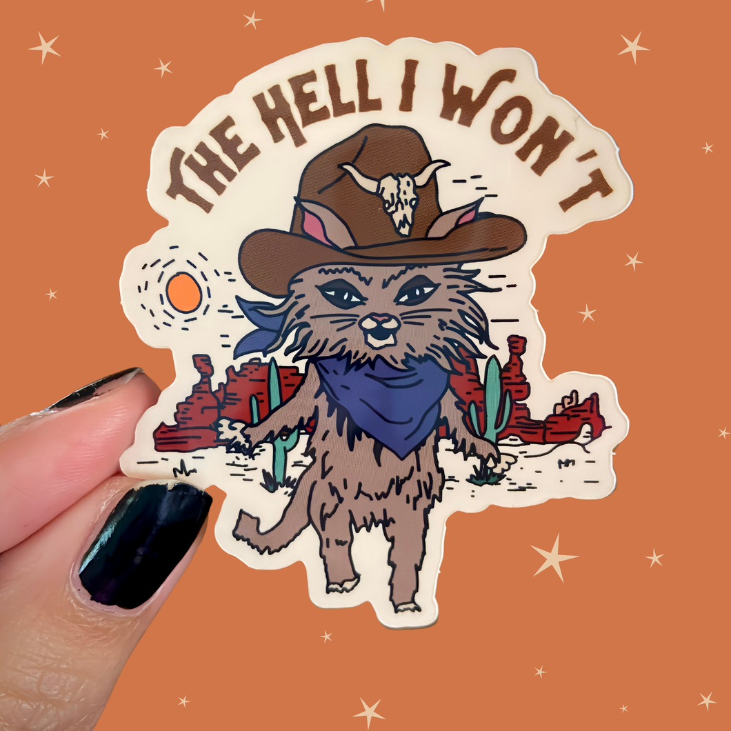 Sassy Cowboy Kitty 