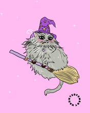 Load image into Gallery viewer, Chonk Witch Water Bottle Sticker
