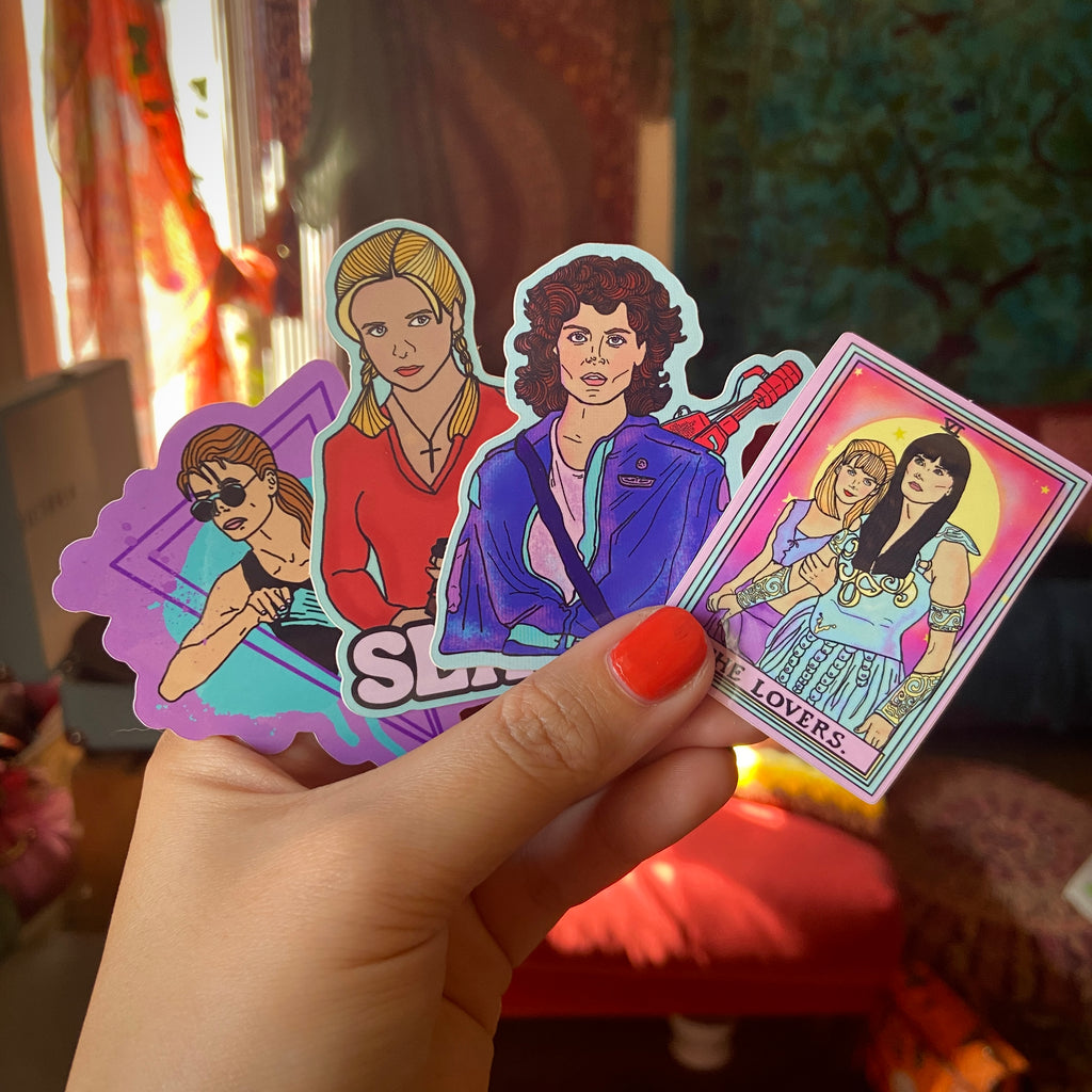 Xena and Gabrielle "The Lovers" Water Bottle Sticker