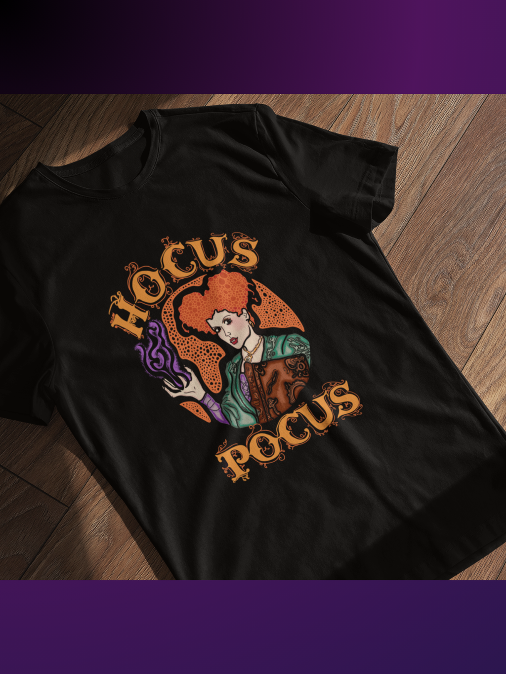 Hocus Pocus Winnie Unisex Graphic Tee