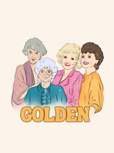 Load image into Gallery viewer, Golden Girls "Golden" Unisex Graphic Tee
