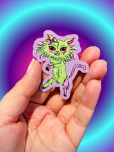 Load image into Gallery viewer, Frankenkitty Water Bottle Sticker

