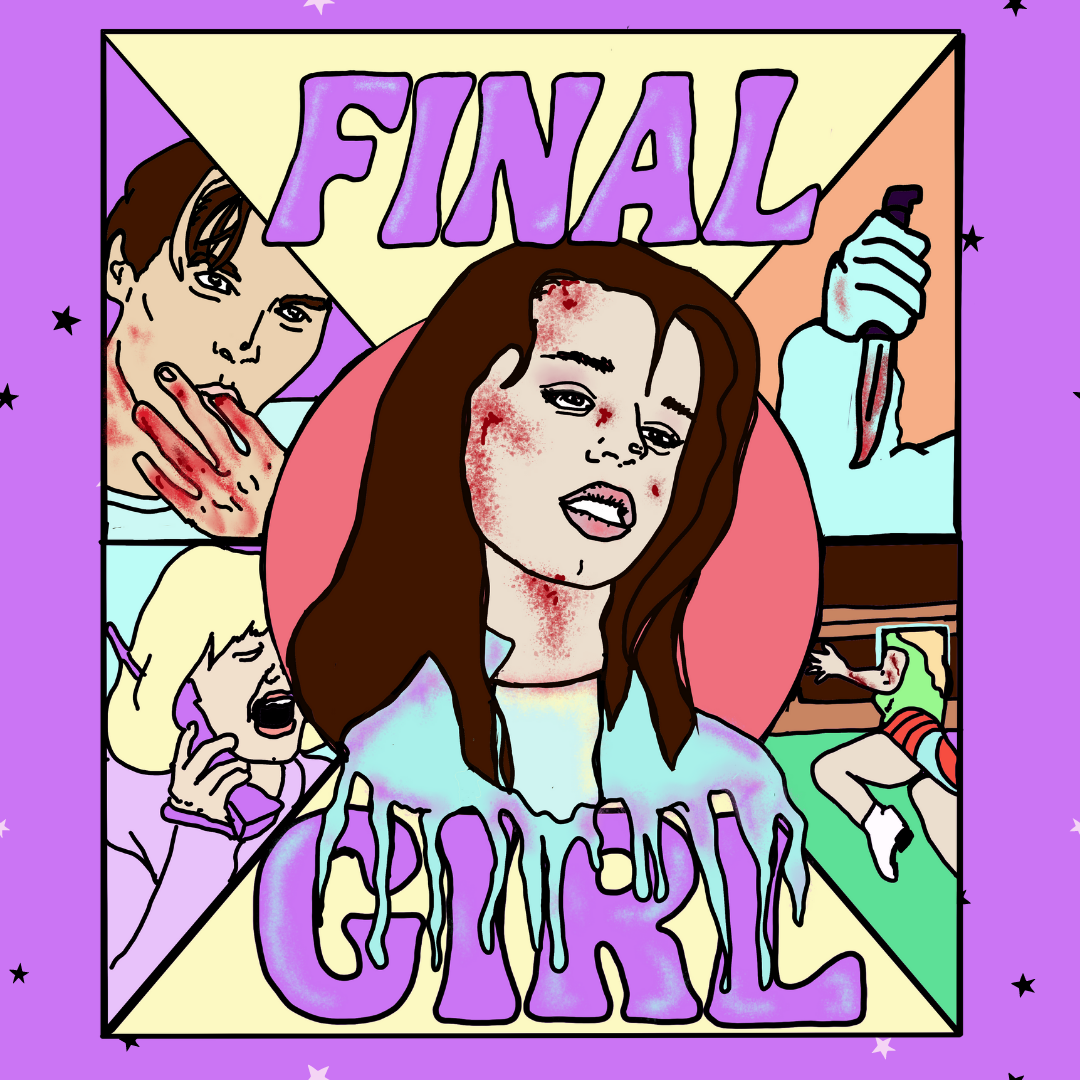 "Final Girl" Scream 96’  Water Bottle Sticker