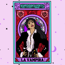 Load image into Gallery viewer, Selena "La Vampira" Water Bottle Sticker
