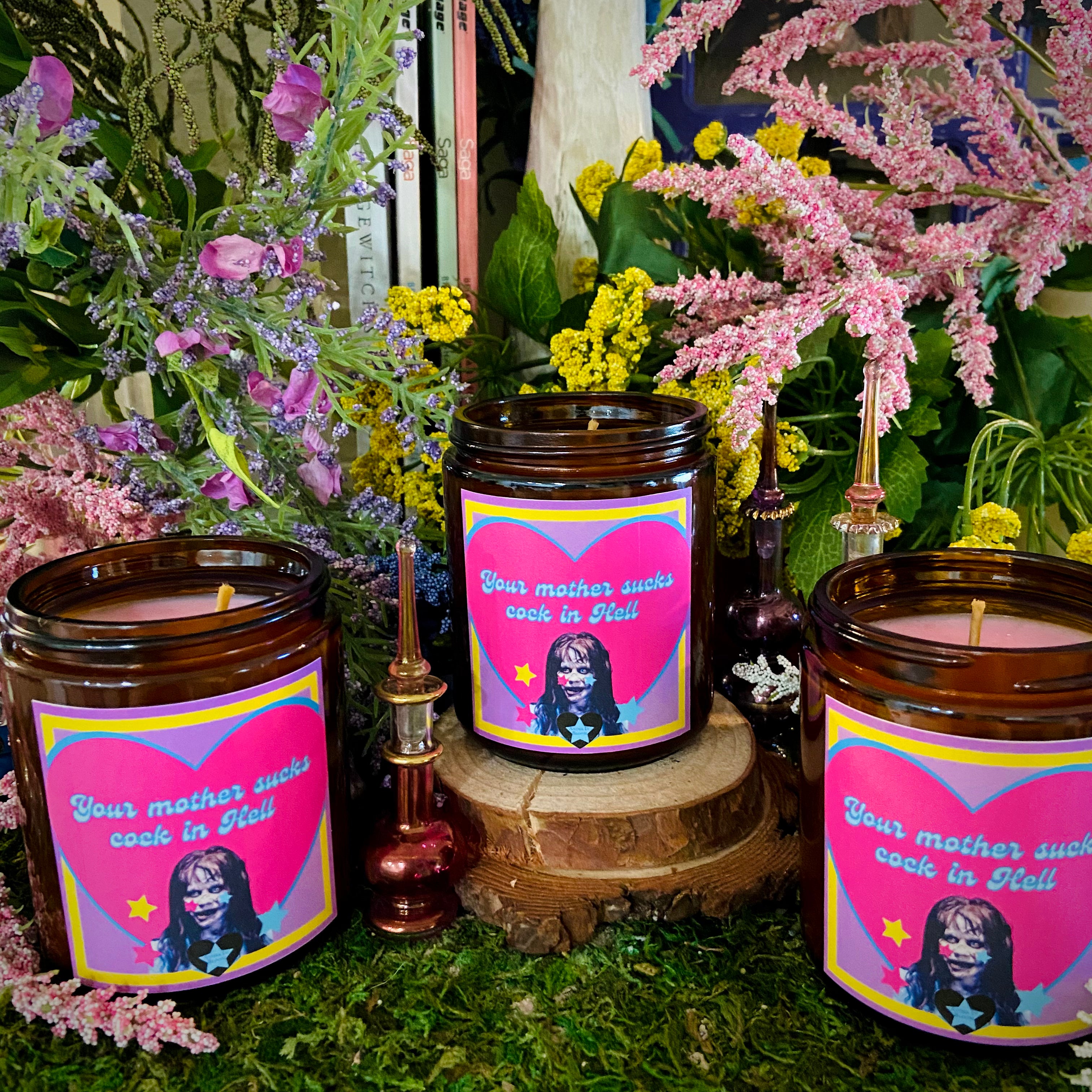 Exorcist “Your Mother Sucks Cock in Hell” Customizable 8oz Soy Candle