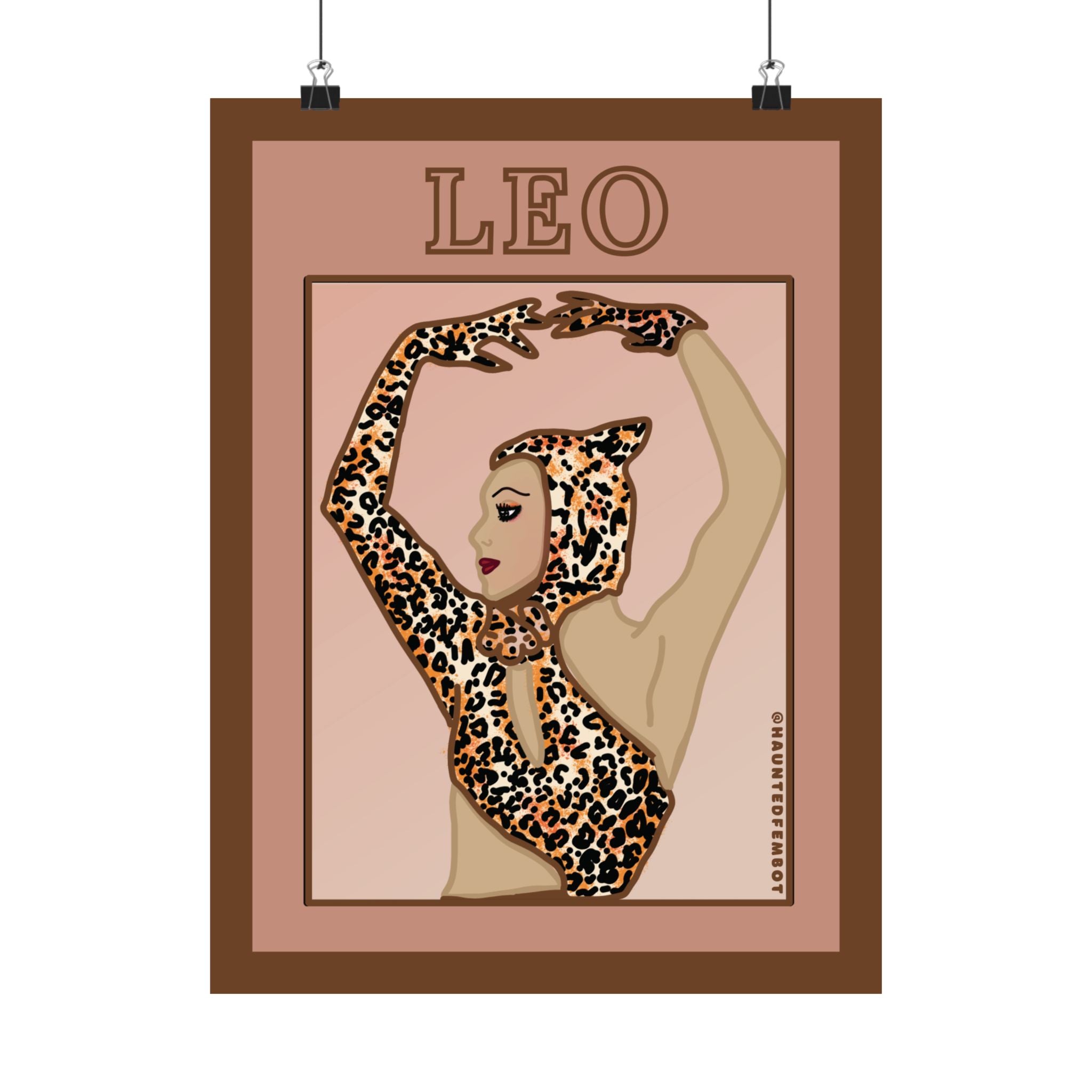 Leo Poster  (12" x 16")