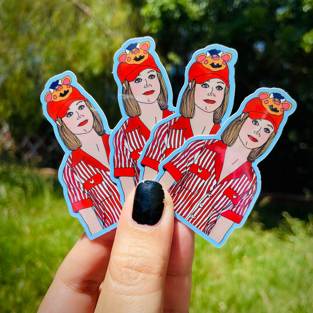 Doublemeat Buffy Water Bottle Sticker