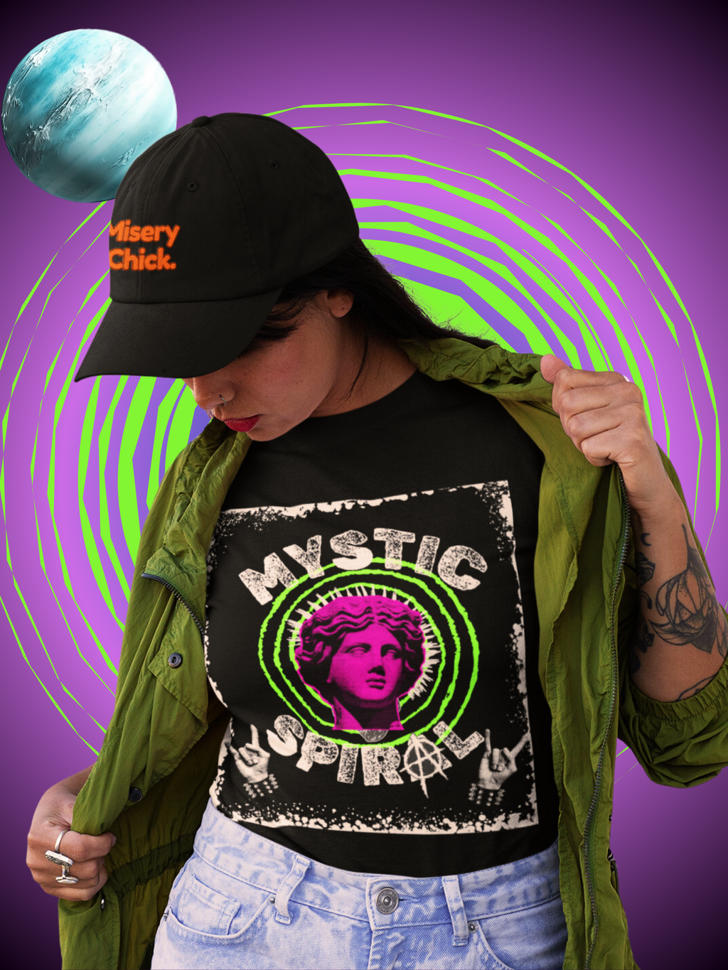 Mystic Spiral Unisex Tshirt