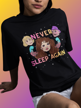 Load image into Gallery viewer, Never Sleep Again Unisex Graphic Tee
