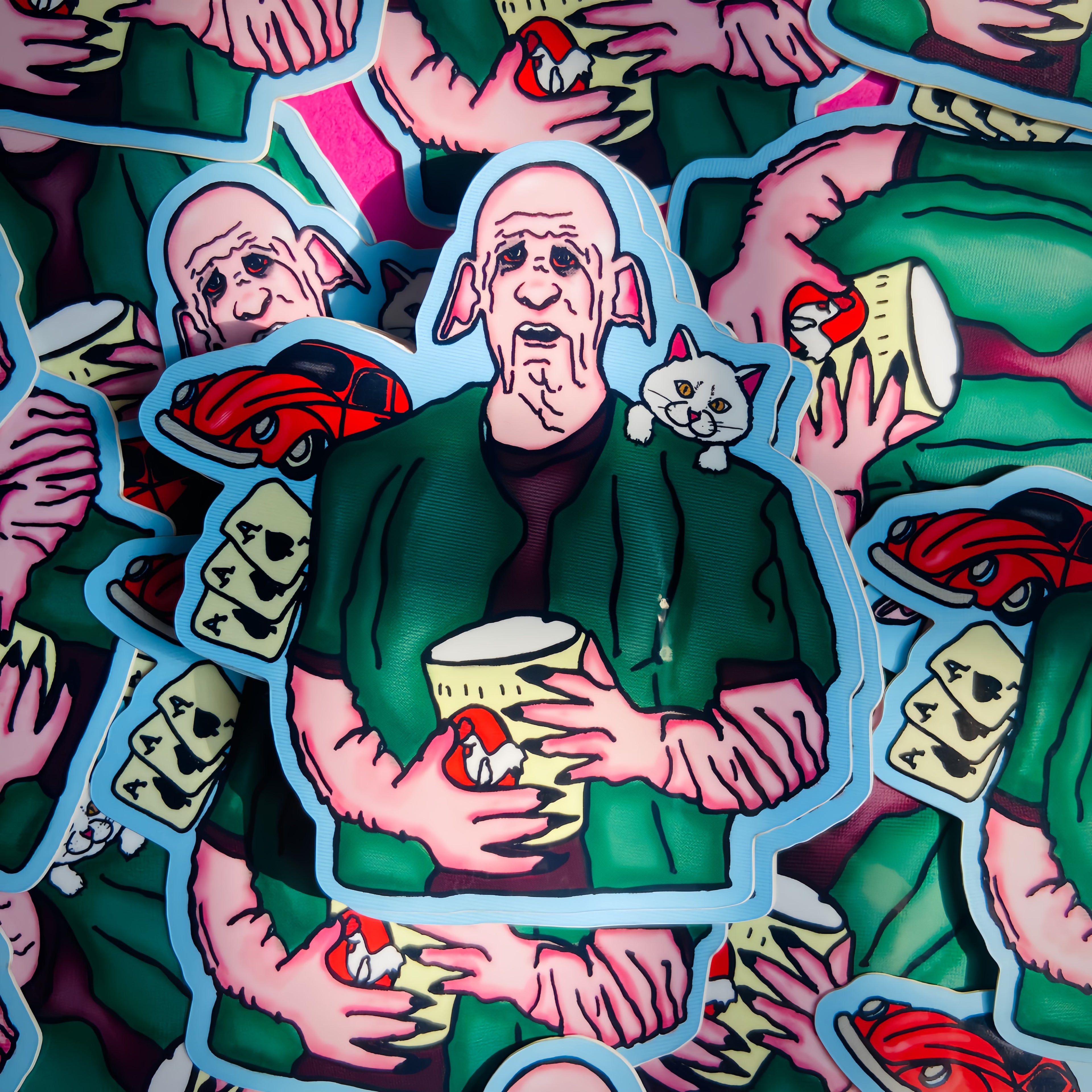 Clem Water Bottle Stickers